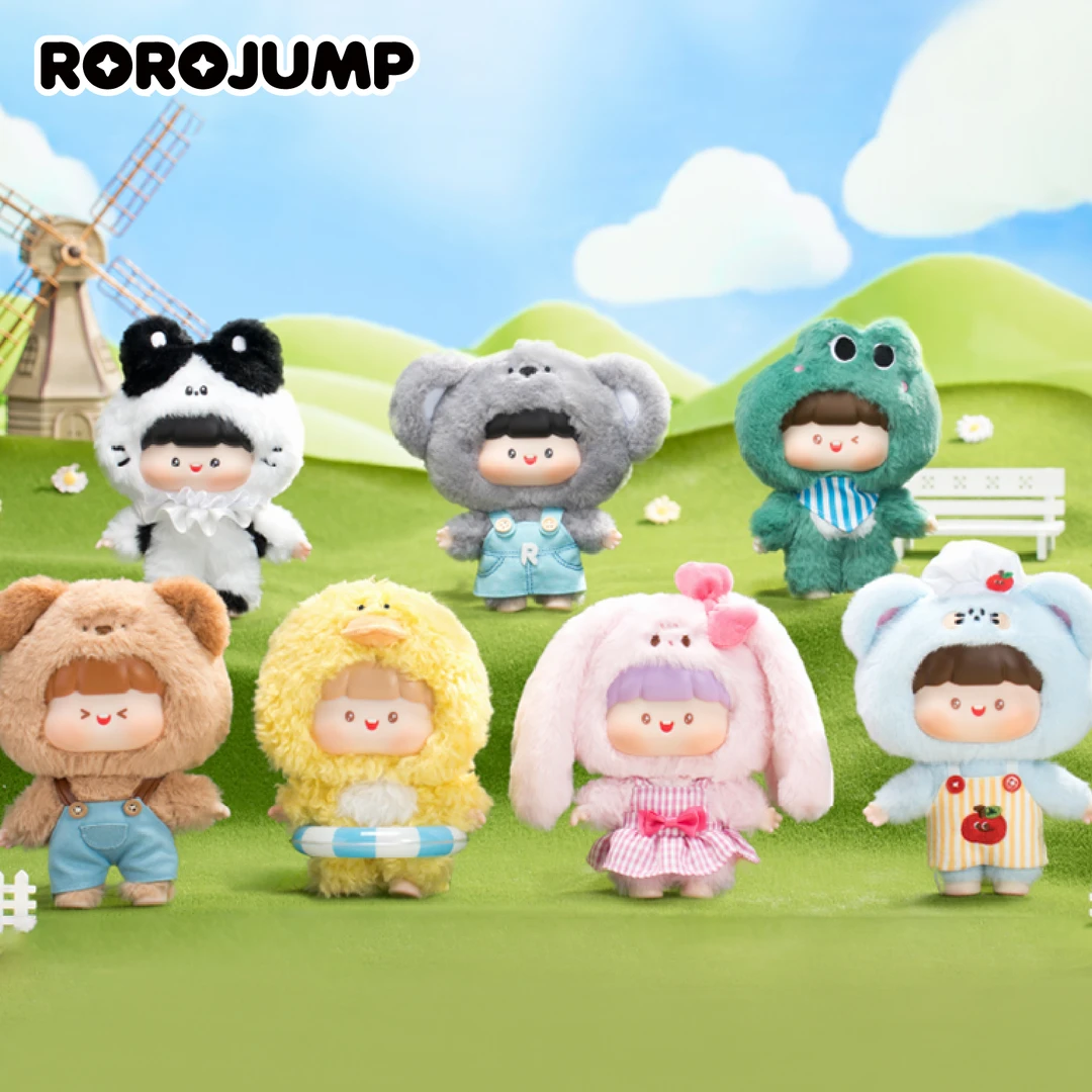 肉肉酱都市奇遇记搪胶毛绒潮玩摆件 端盒装