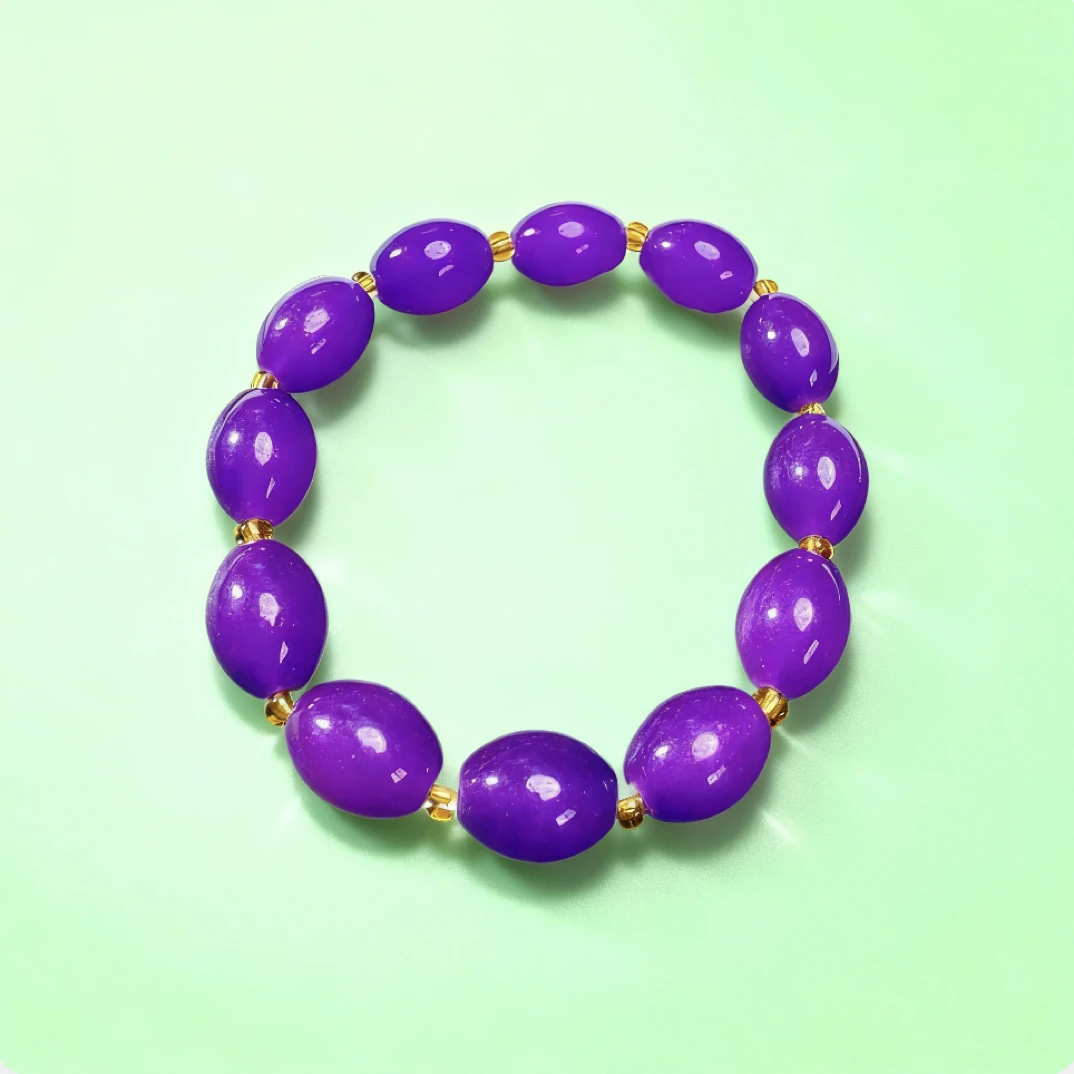 【天朝清货~】高级贵人紫枣珠手串 A91-YQ-1A