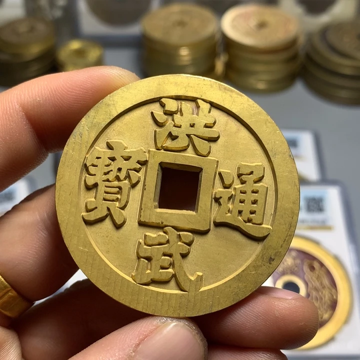 铜现代雕母洪武十一两