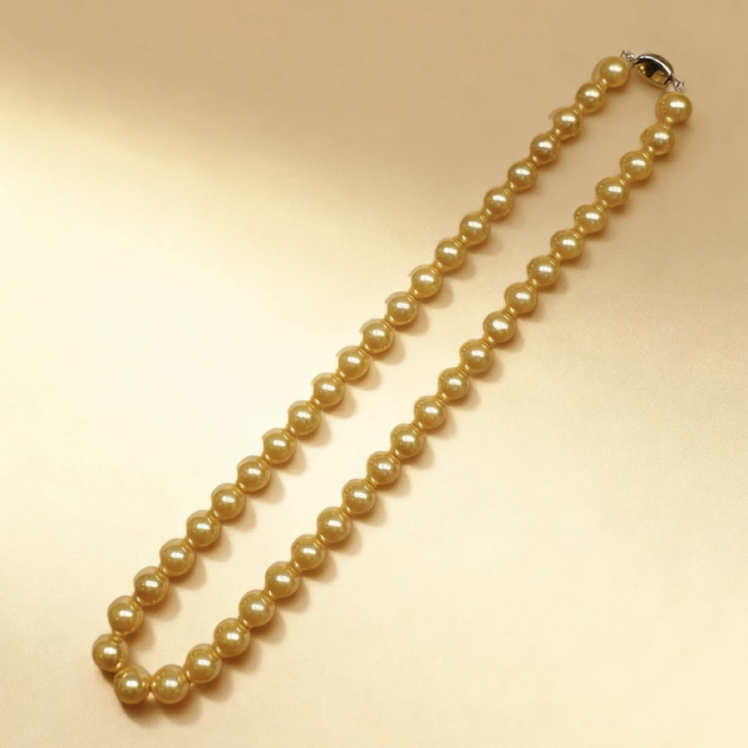 Z. 高级金淡水珍珠项链 A08-CDN-2A