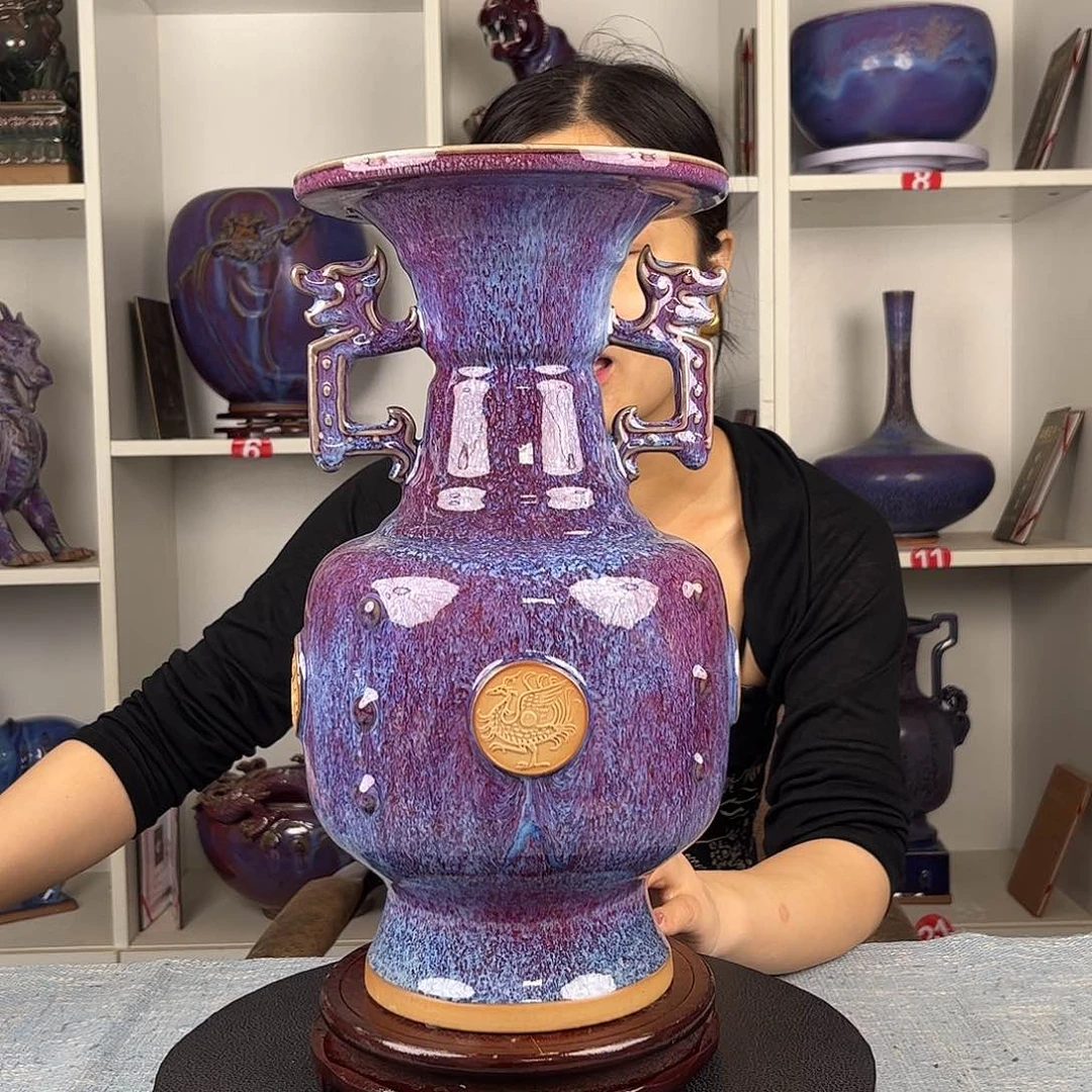 瓷片摆件……平安尊。