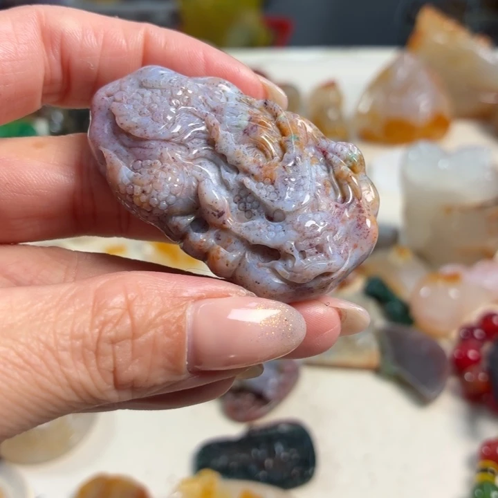 玛瑙/玉髓未镶嵌吊坠(不含链)