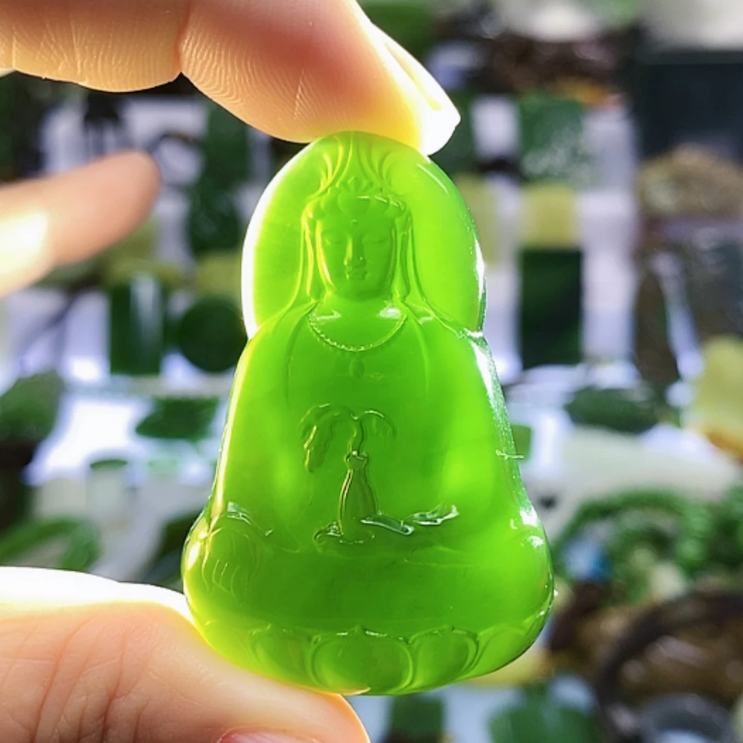 【闪购商品】未镶嵌和田玉（碧玉）挂件