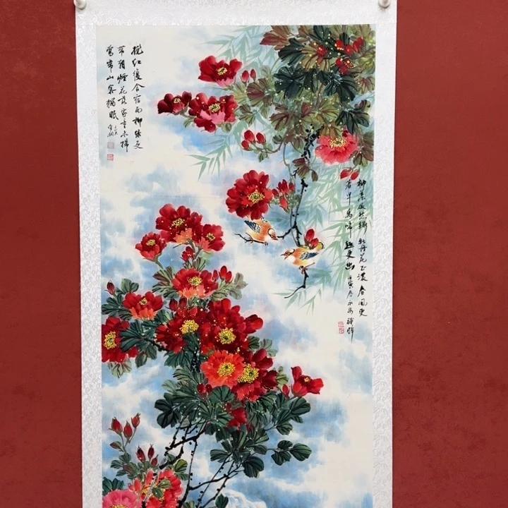 国画书画作品多次参加全国大展 花鸟