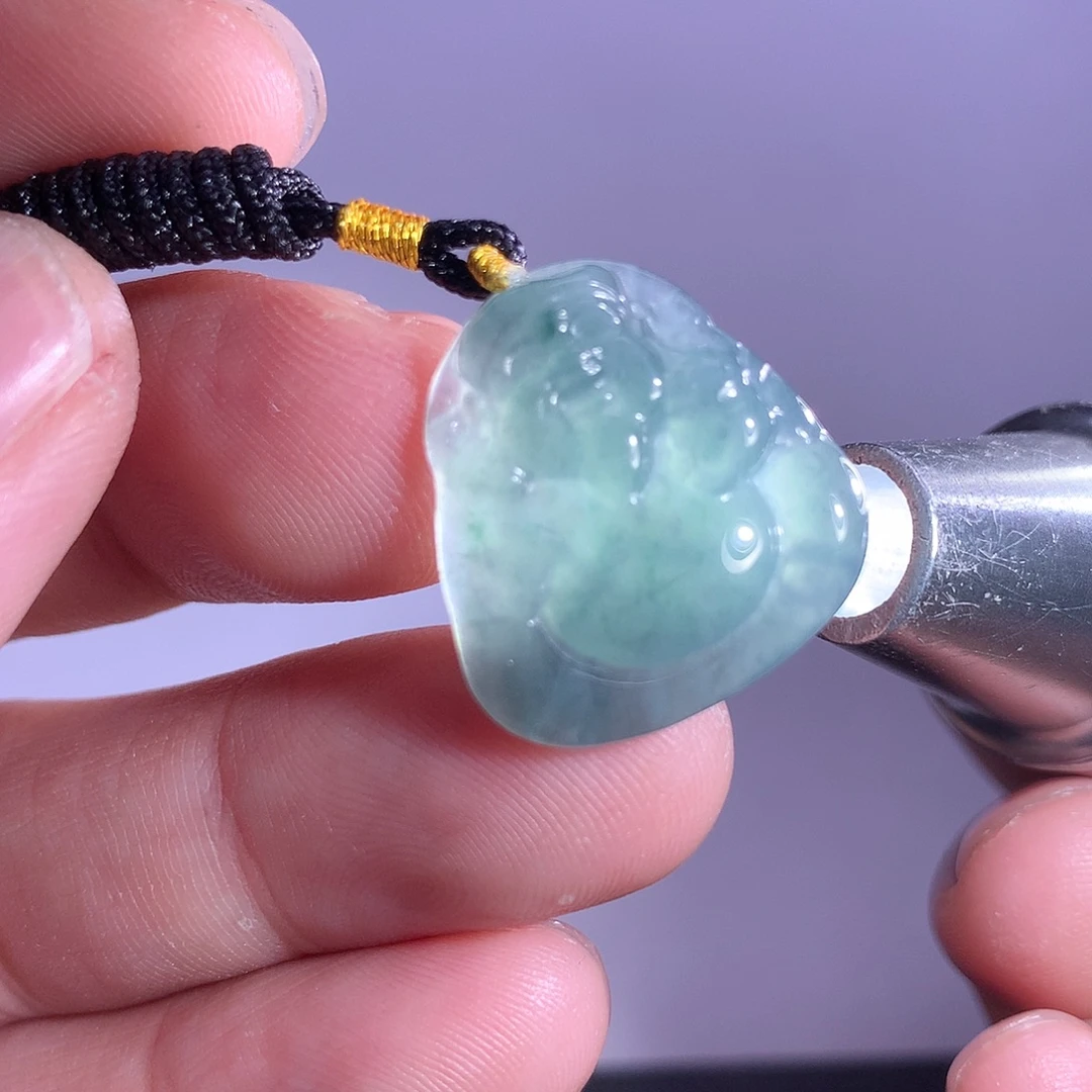 翡翠未镶嵌颈饰天然A货翡翠时尚气质女款吊坠挂坠