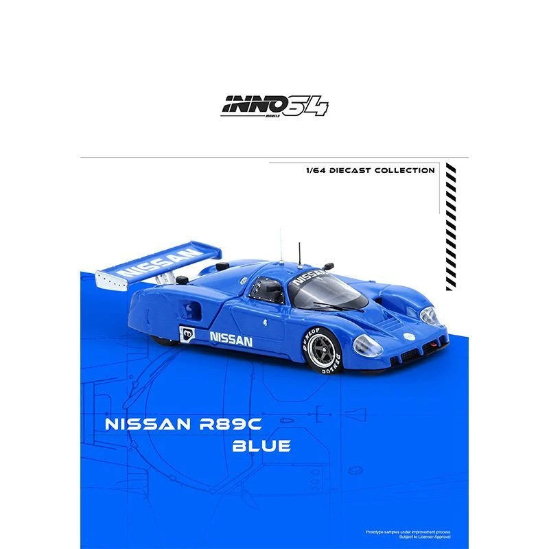 INNO1:64日产尼桑R89C勒芒赛测试车合金汽车模型仿真迷你摆件玩具