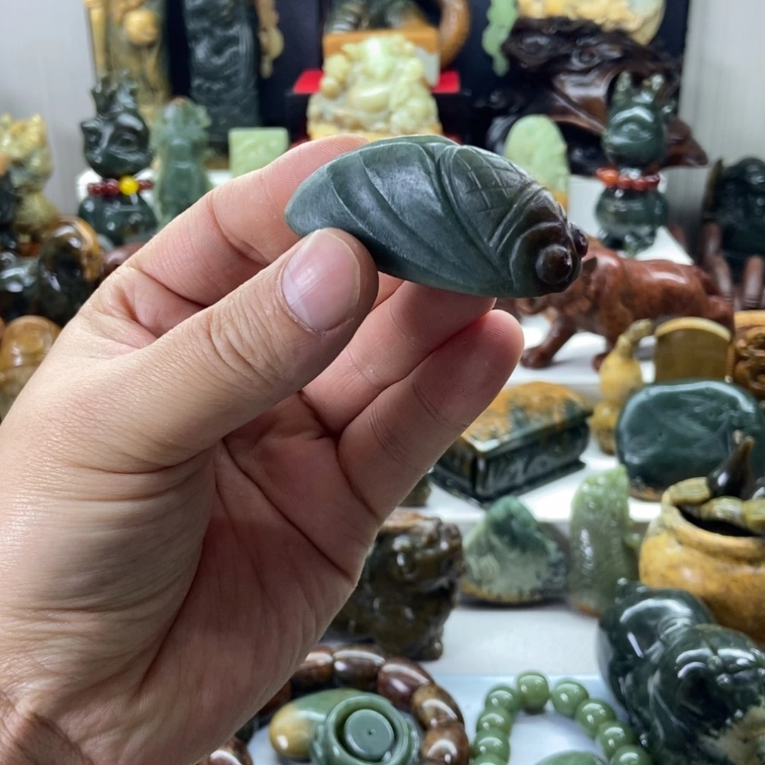 岫岩河磨玉（透闪石质玉）未镶嵌挂件