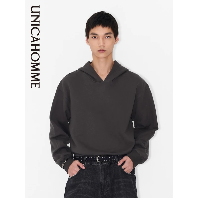 UNICAHOMME档案系列｜印花图案加绒连帽卫衣