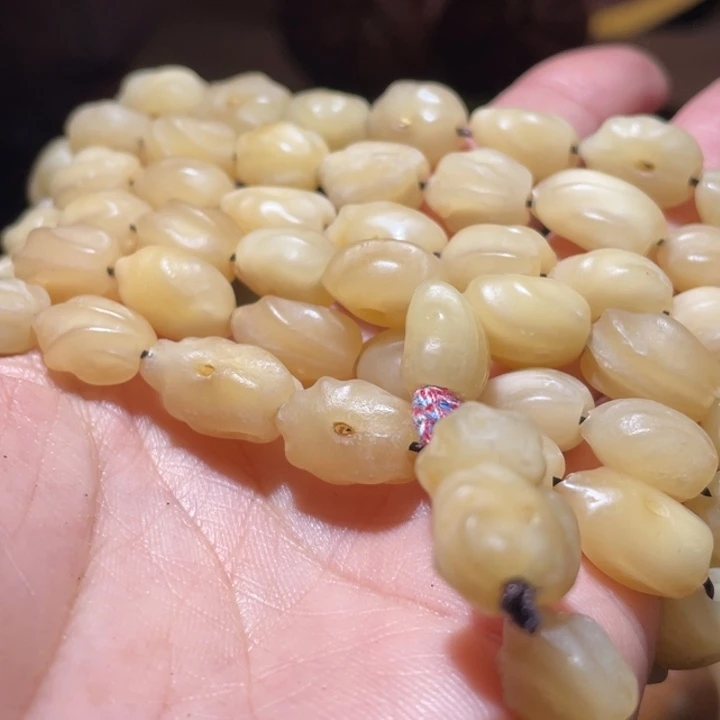 桃核把件阿*吧龙脊菩提108原籽