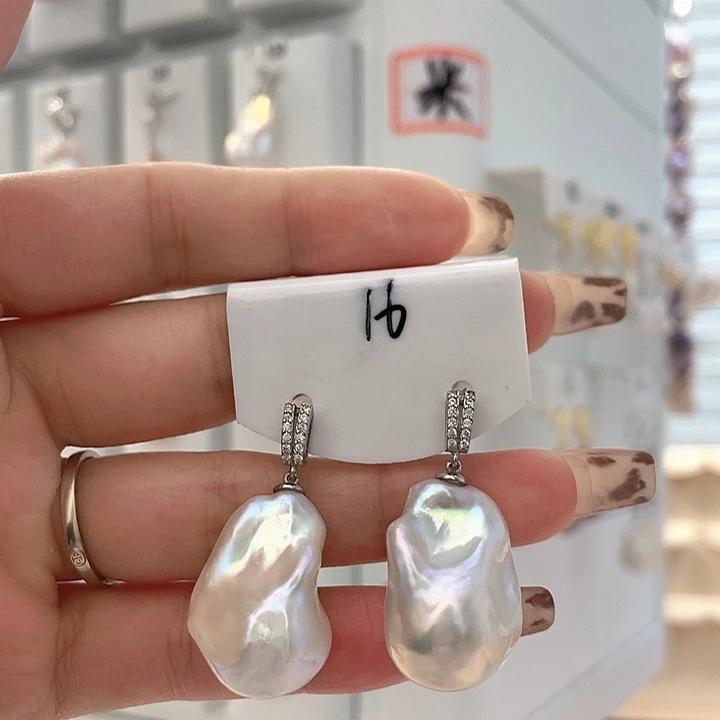 淡水珍珠戒指银S925镶嵌