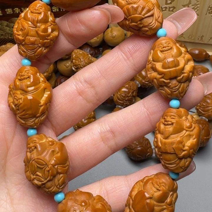 橄榄核手串/手链福利财神