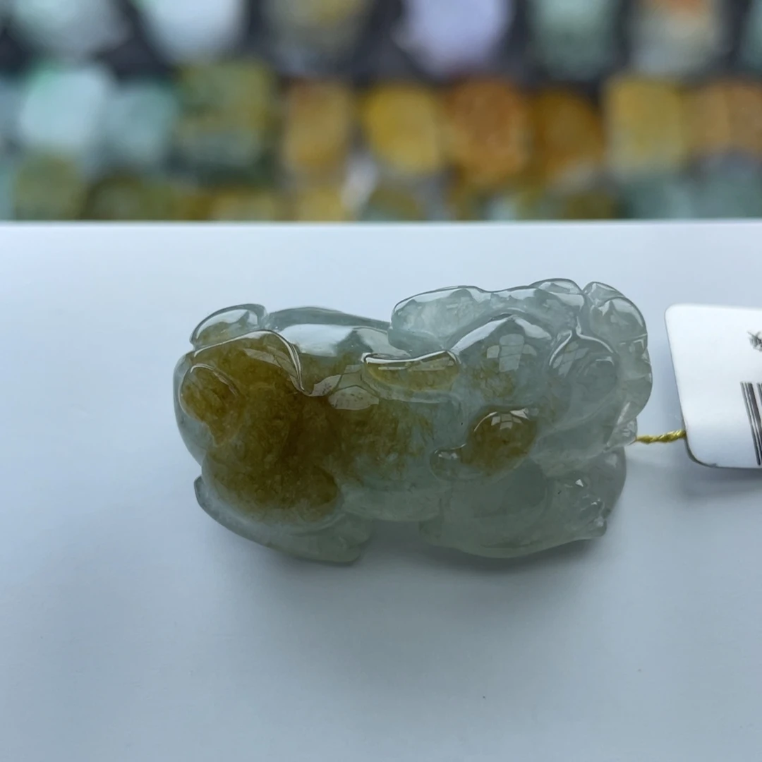 翡翠未镶嵌颈饰貔貅