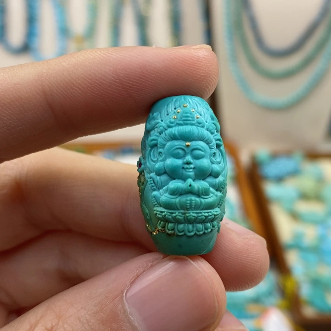 绿松石未镶嵌配饰