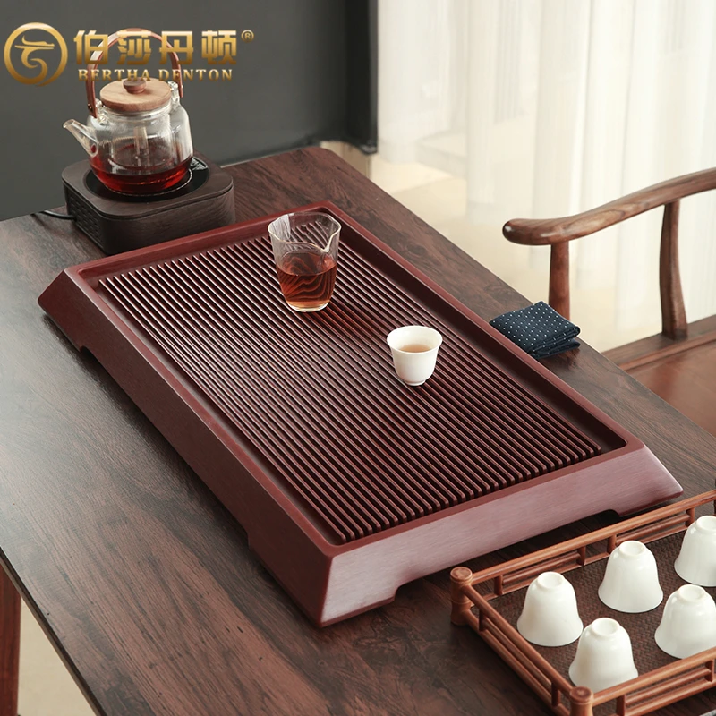 BERTHA DENTON/伯莎丹顿斜辉电木茶盘德国高端茶海高档茶具茶台