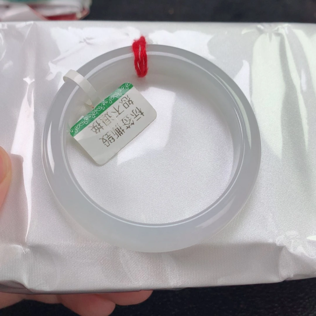 未镶嵌手镯翡翠缅甸天然翡翠手镯50.5