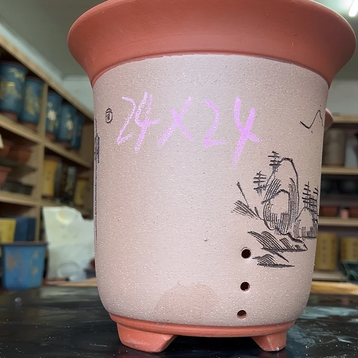 紫砂花盆紫砂花盆