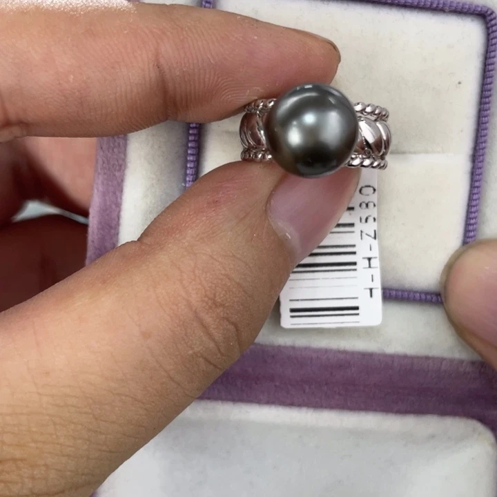 银S925镶嵌海水珍珠手绳