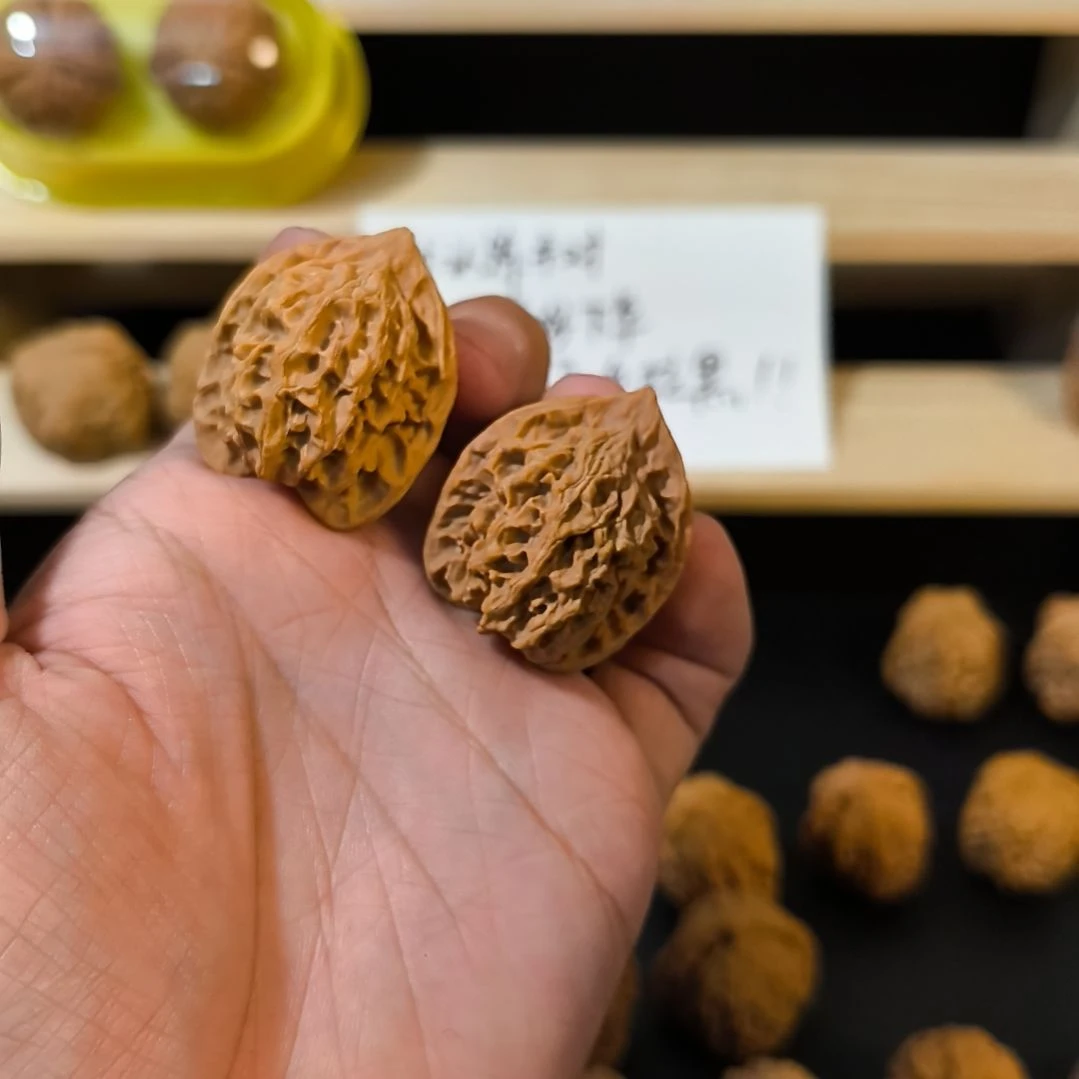 吊坠文玩核桃盘山公子帽32