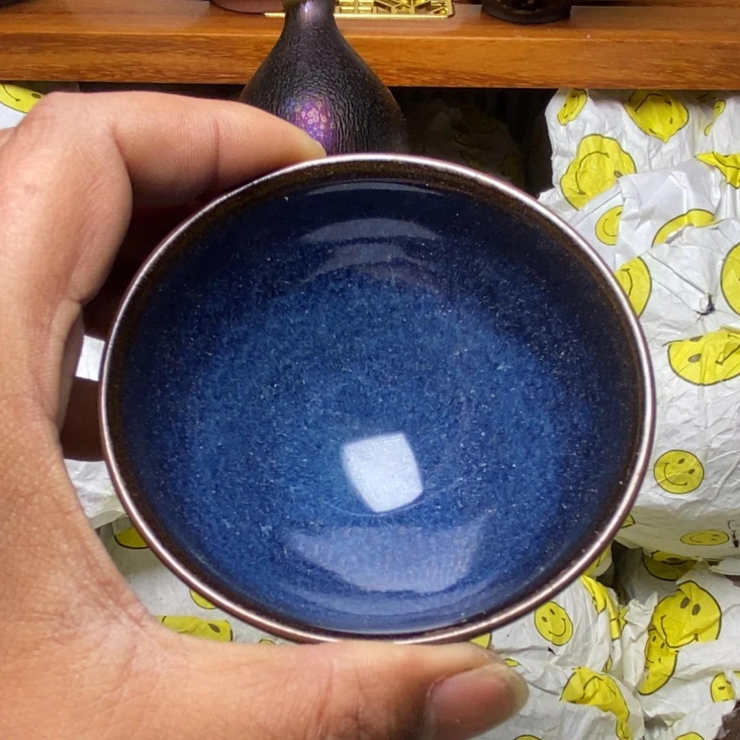 茶盏茶**音建盏喝茶主人杯茶杯