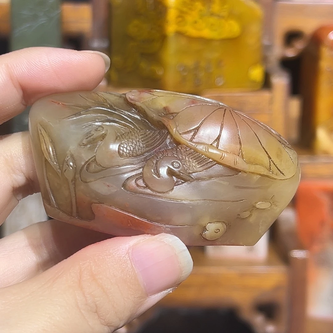 寿山石印石寿山石是山山水水