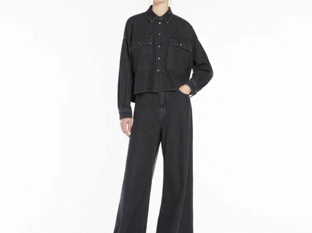 Max系春秋新款棉质牛仔衬衫M001