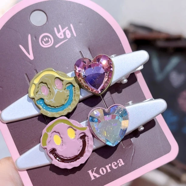 F53泡菜笑脸一对边夹