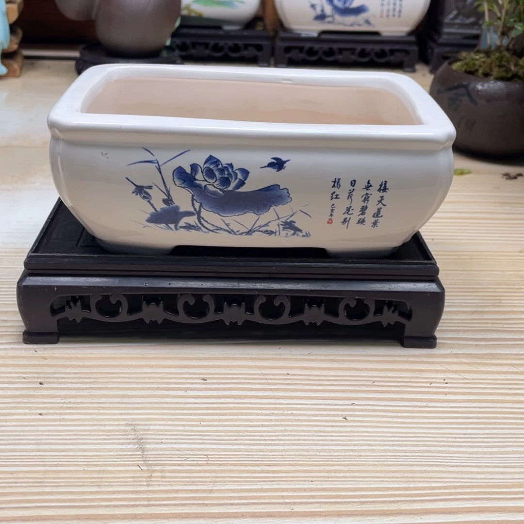 瓷片花盆艺术品福利价