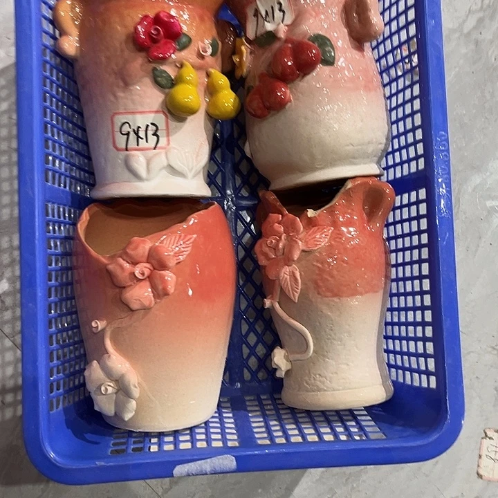 瑕疵粗陶花盆瑕疵