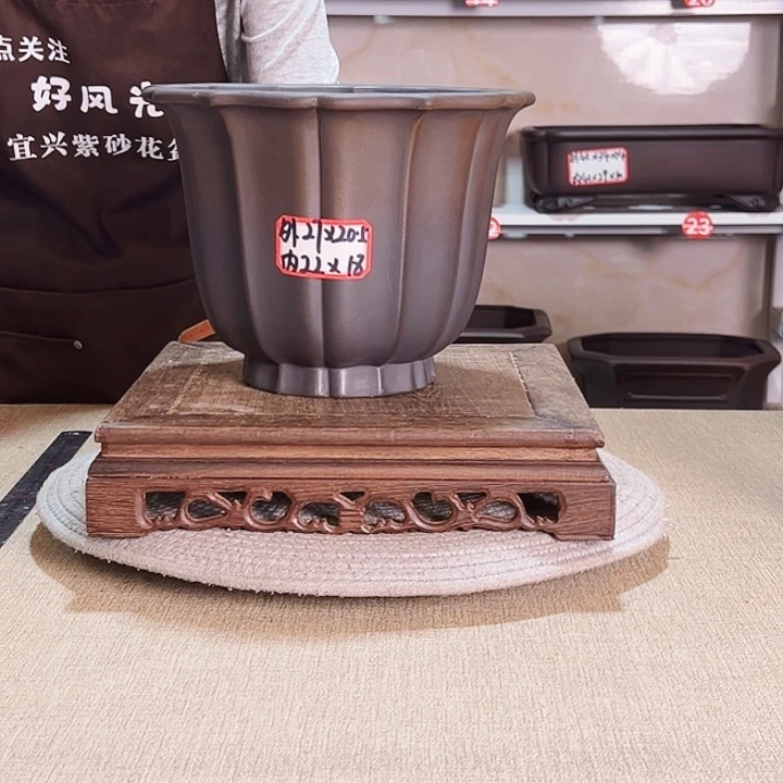 紫砂花盆紫砂花盆