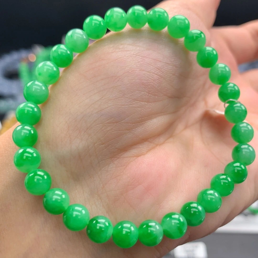 翡翠未镶嵌毛衣链