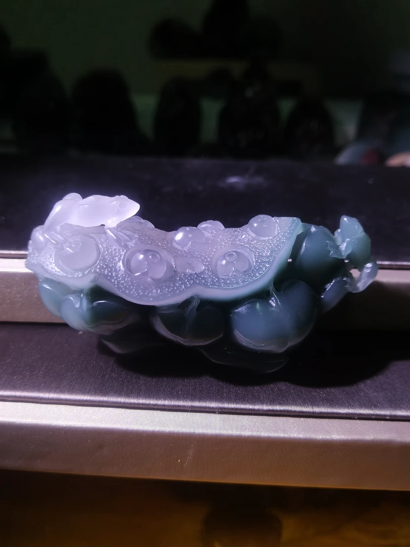精品摆玩一品青莲创意