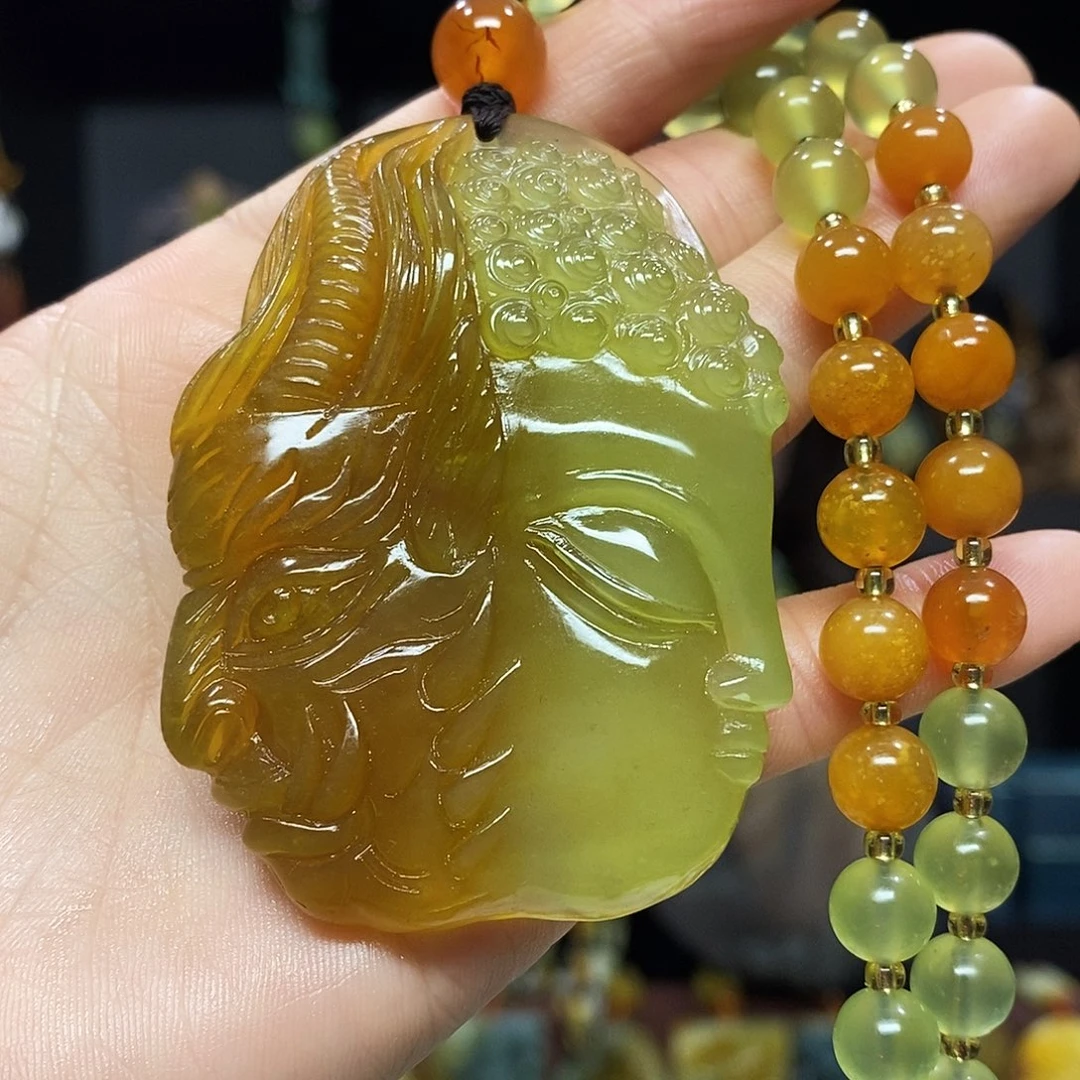 未镶嵌岫玉挂件吊坠