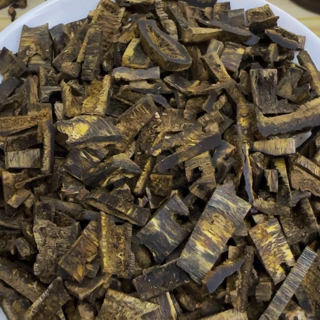 沉香碎屑沉香黑棋熏香原材料100克