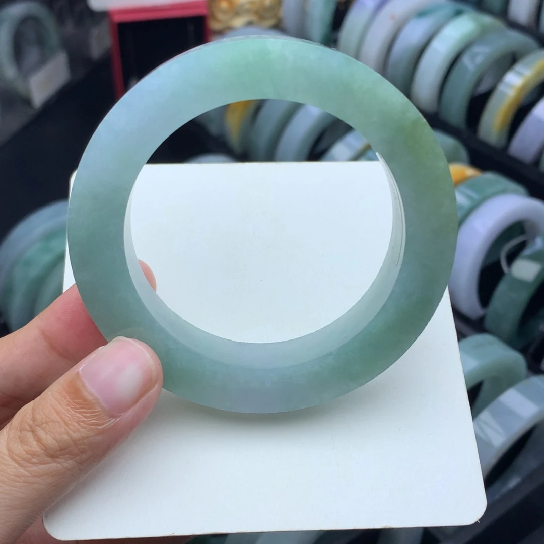 翡翠手镯未镶嵌定制54-58
