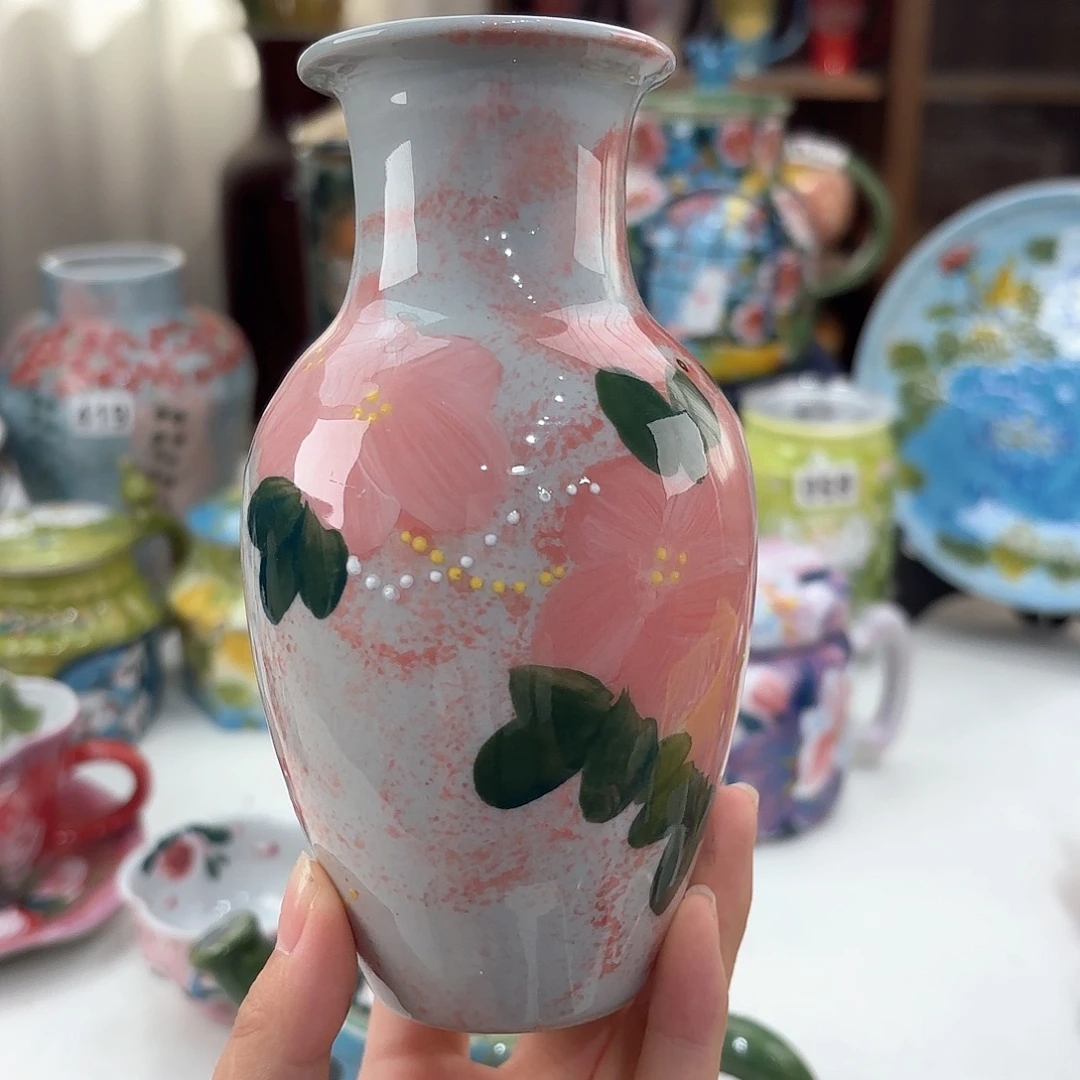景德镇手绘高温釉下彩陶瓷茶具