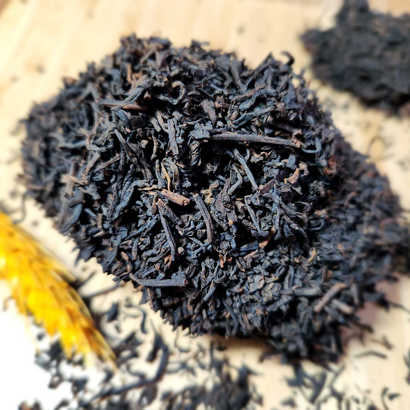 2013年宾郎香梧州特级六堡茶11年陈老茶客绵滑回甘甜润生津特色