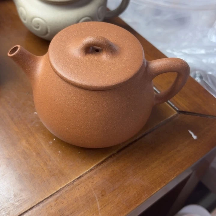 紫砂茶壶原矿半手工降坡矮瓢200cc