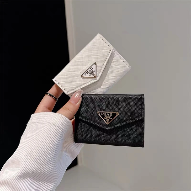 高档风琴款三角标P家证件卡夹时尚新款零钱收纳包多卡位卡包卡套