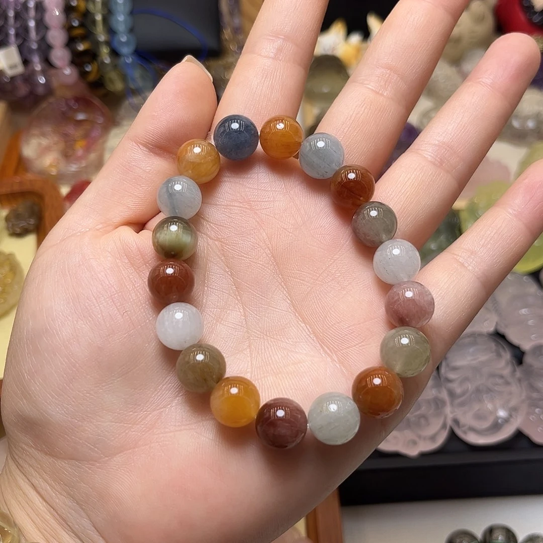 未镶嵌颈饰紫晶吢*穿兔毛