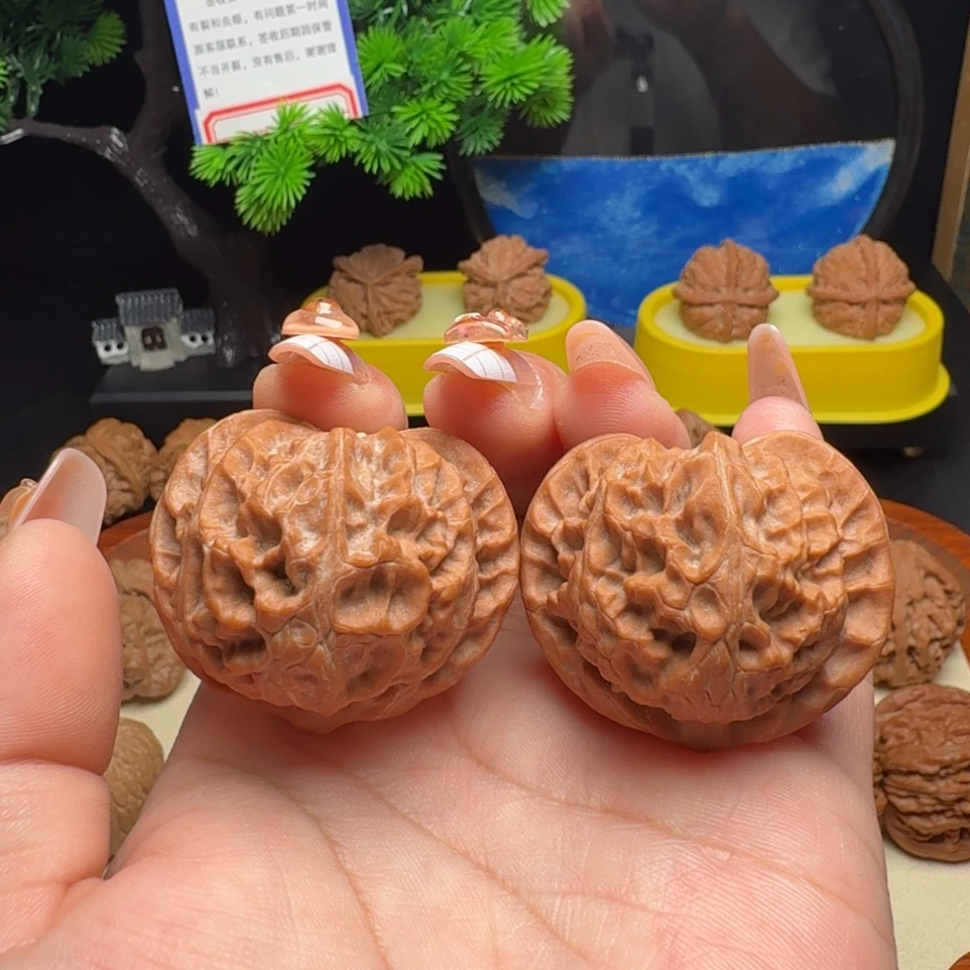 把件文玩核桃全品新果40宫灯