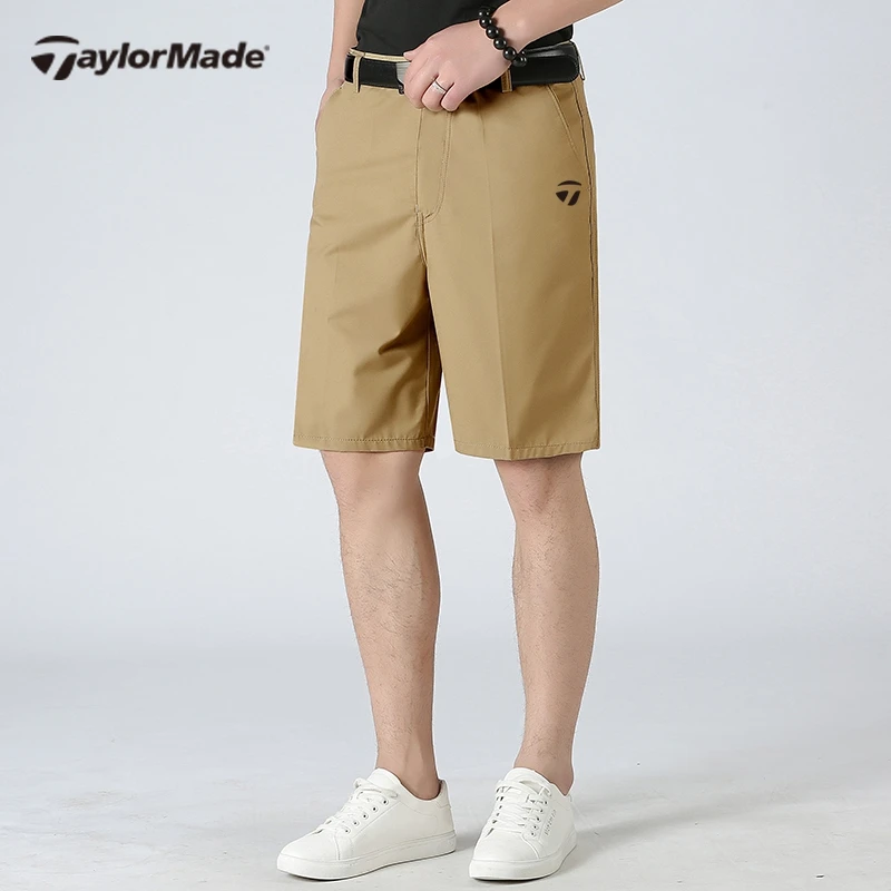 Taylormade高尔夫户外运动夏季男士休闲高腰纯棉透气休闲百搭短裤
