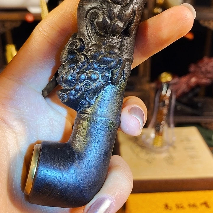 高端定制金丝楠烟嘴