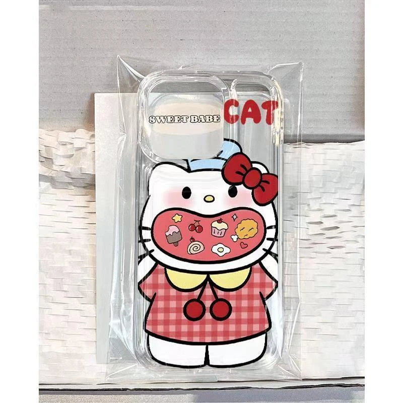 零食kt猫适用苹果13手机壳iphone16pro/15/14/12小米vivo华为oppo