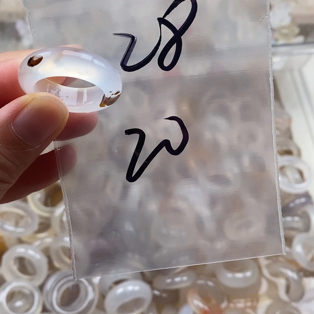 未镶嵌戒指玛瑙/玉髓