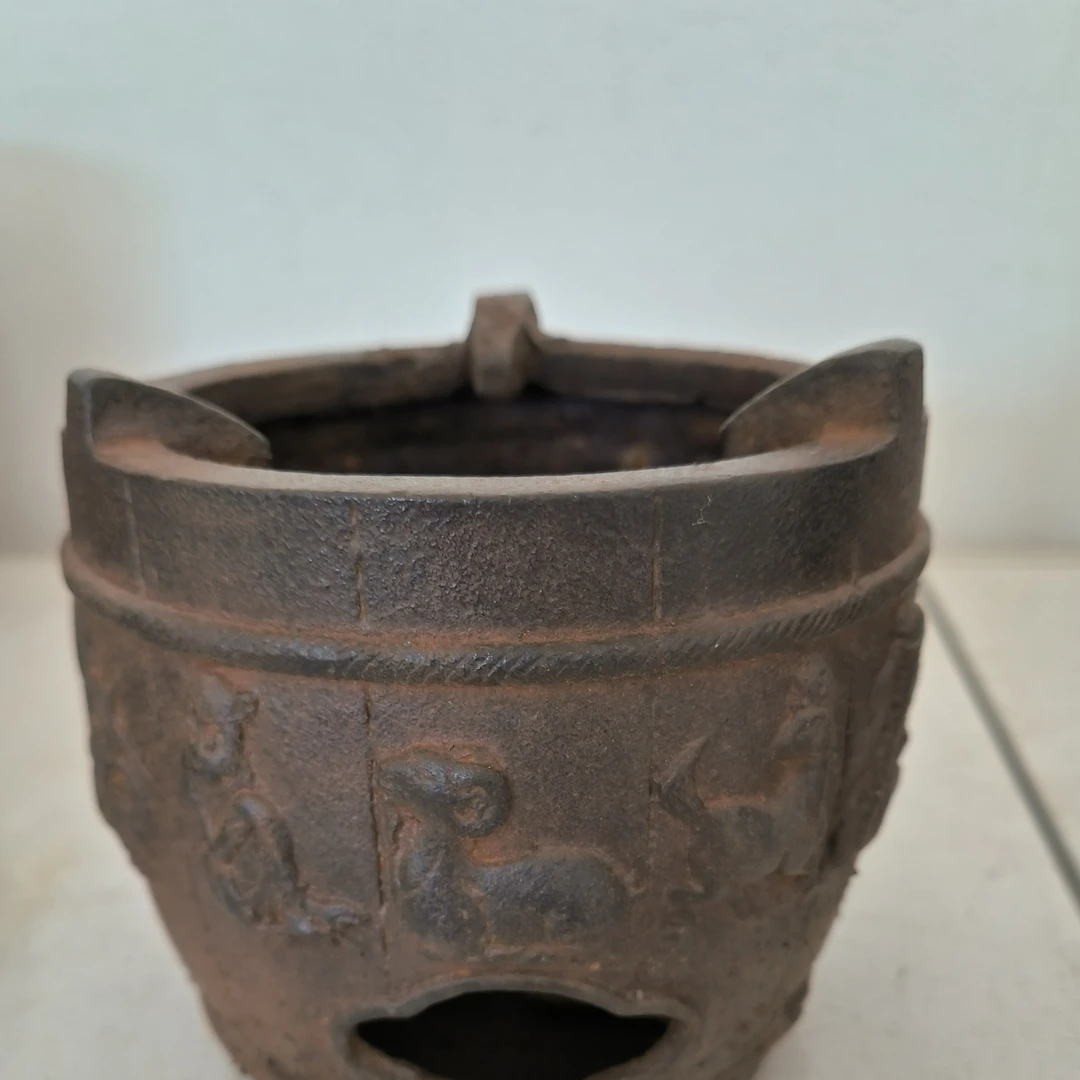 铁火炉，烧水泡茶，纯铁打造