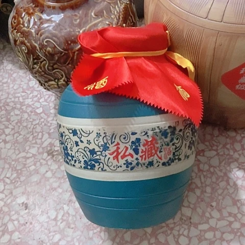 壶青*5斤绿螺纹私藏酒坛10个