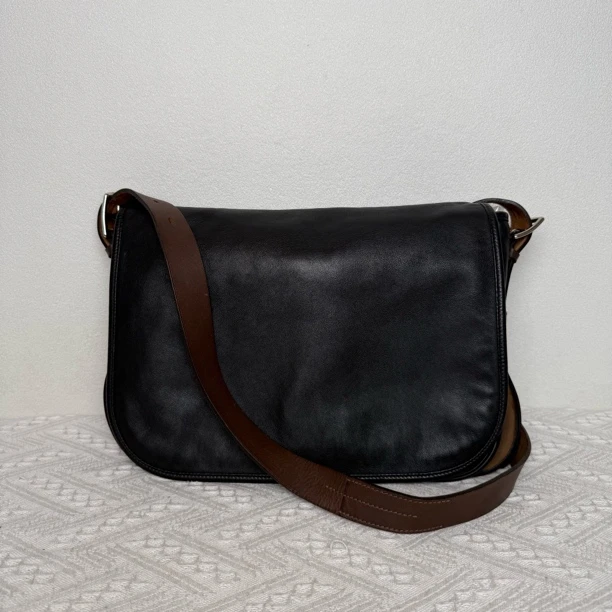 99新 Hermes/爱马仕 97新/4468男士时尚休闲真皮斜挎包