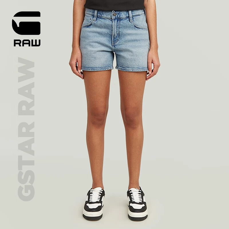 G-STAR RAW25夏新款Juedd女士短裤潮流弹性裤子时尚个性美式修身
