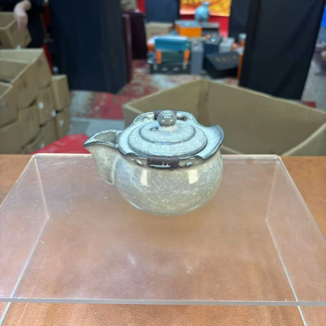 秋香茶具 黑冰一壶两杯手抓+主人杯旅行快客（无礼盒）-3056