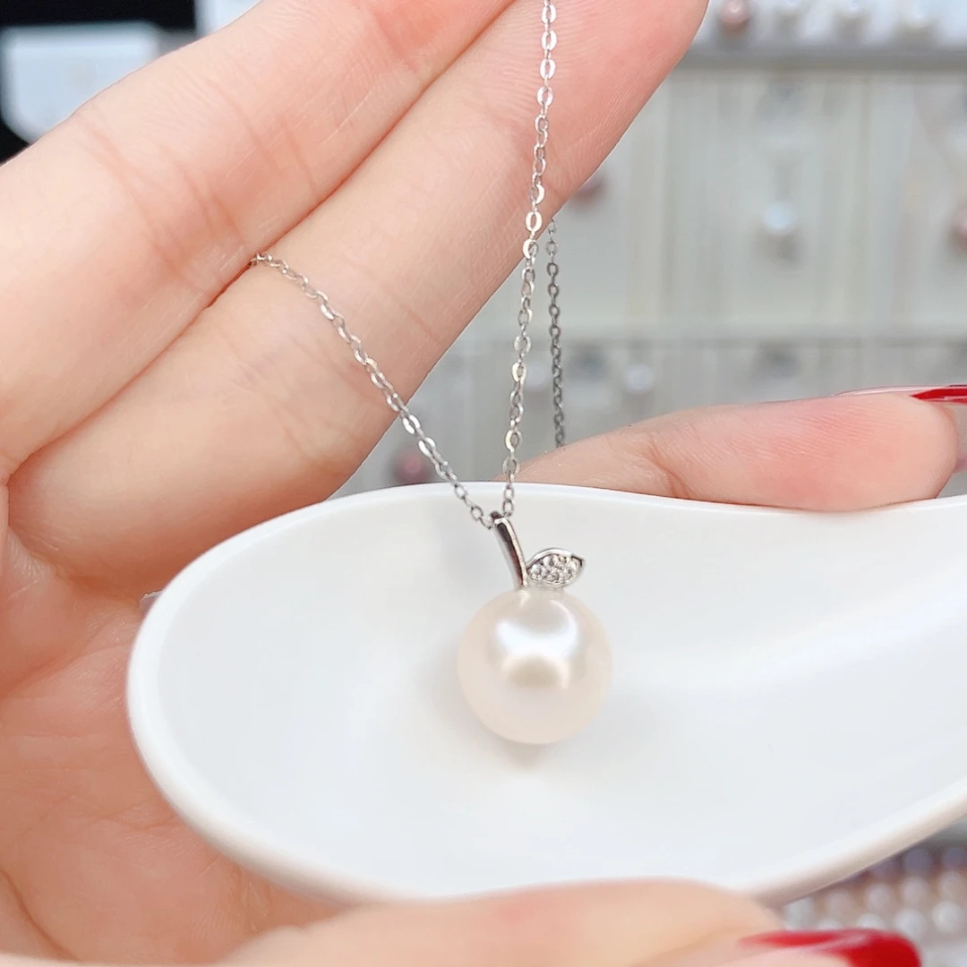 淡水珍珠吊坠(赠链)合金